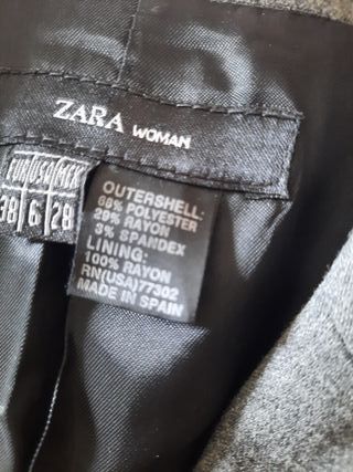 Americana Zara Gris Talla M
