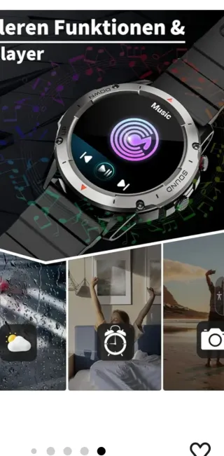 Smartwatch Pasonomi Negro/Plateado