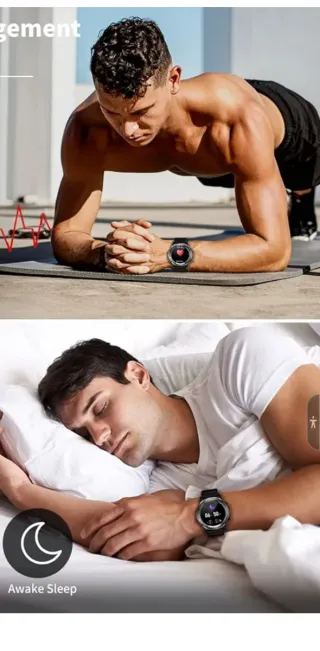 Smartwatch Pasonomi Negro/Plateado