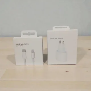 Adaptador 20W + Cable Lightning 1m iPhone