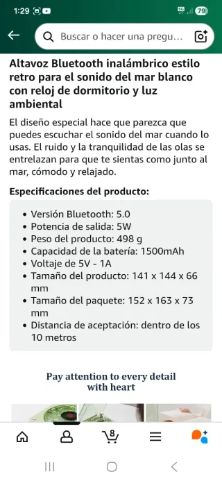 Altavoz Bluetooth Diseño Retro Vintage nuevo preci