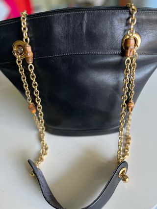 Borsa Gucci Secchiello Pelle Nera