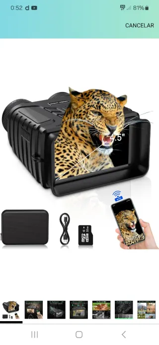 Binoculares Visión Nocturna Digital nuevo precinta