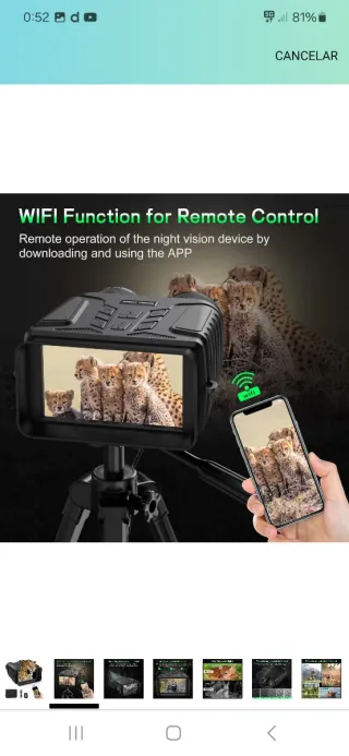 Binoculares Visión Nocturna Digital nuevo precinta