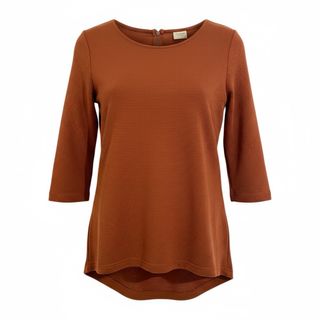 Blusa manga 3/4 color terracota