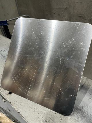 Llana para enlucido de metal