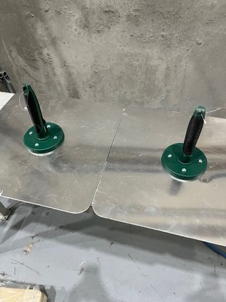 Llana para enlucido de metal