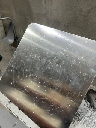 Llana para enlucido de metal