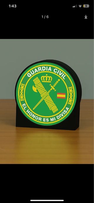 Lámpara Guardia Civil