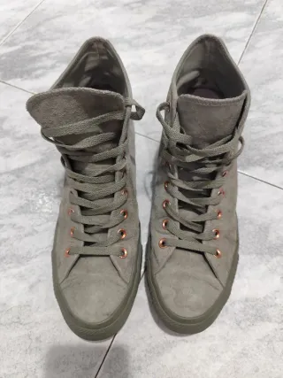 Zapatillas Converse Bota Verde Oliva