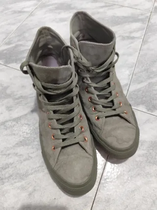 Zapatillas Converse Bota Verde Oliva