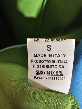 Cappottino SUSY MIX Doppiopetto Azzurro Tg. S