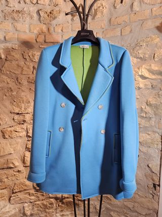 Cappottino SUSY MIX Doppiopetto Azzurro Tg. S