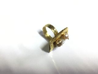 anillo oro 18k con piedra