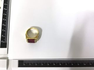 anillo oro 18k con piedra