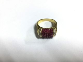 anillo oro 18k con piedra
