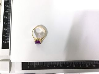 anillo oro 18k con piedra