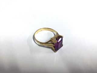 anillo oro 18k con piedra
