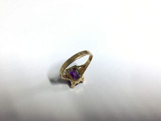 anillo oro 18k con piedra