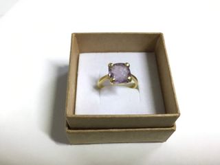 anillo oro 18k con piedra