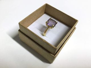 anillo oro 18k con piedra