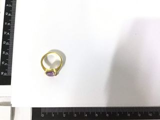 anillo oro 18k con piedra