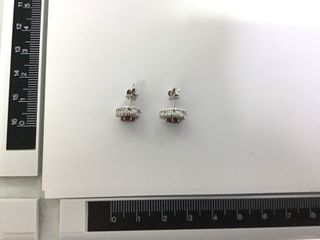 pendientes oro 18k con piedra