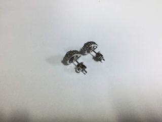 pendientes oro 18k con piedra