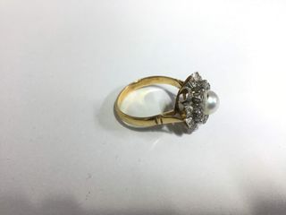 anillo oro 18k con piedra