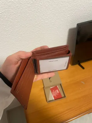 Cartera de hombre de cuero