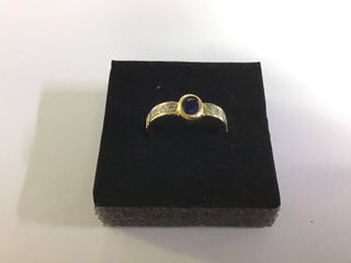anillo oro 18k con piedra