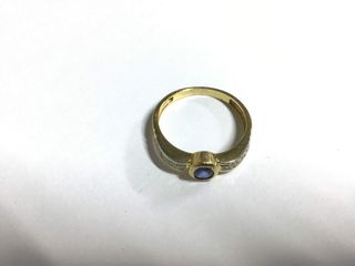 anillo oro 18k con piedra