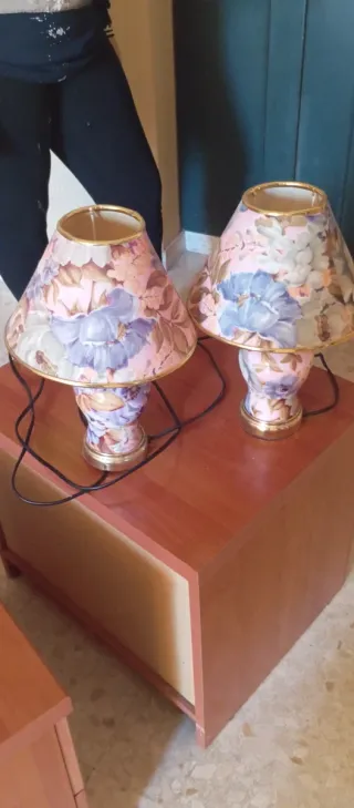 Lámparas Vintage Florales