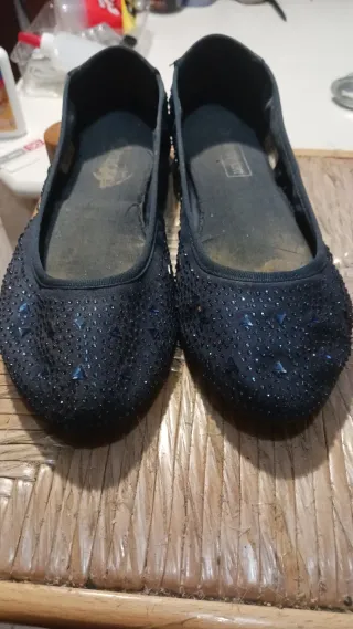 Bailarinas Pretty Ballerinas Negras Talla 38