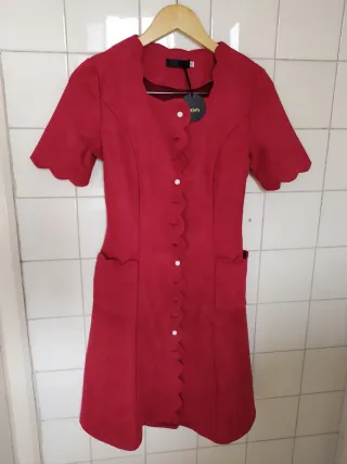 Vestido Antelina Granate Talla S