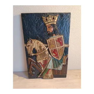 Cuadro tallado en madera