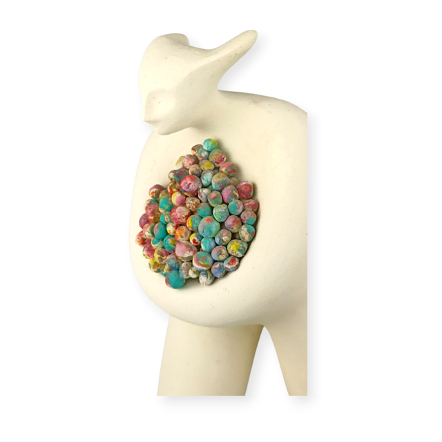 Figura cartón fallero firmada “Wences” — “Hombre del Campo”