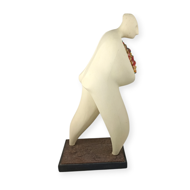 Figura cartón fallero firmada “Wences” — “Hombre del Campo”