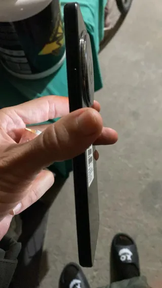 Teléfono móvil negro