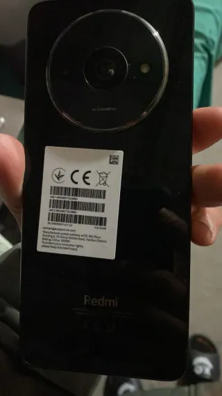 Teléfono móvil negro