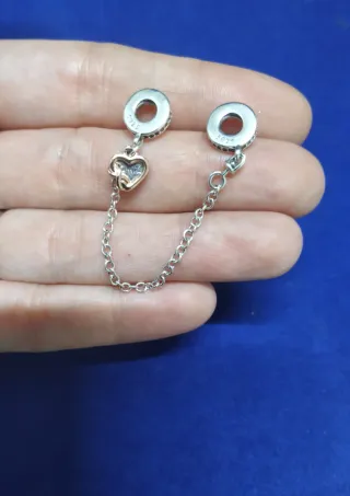 Cadena Seguridad Familia Infinito Corazón Pandora