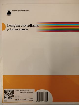 Lengua castellana y Literatura 4ºESO - Reflejo - 9788430773