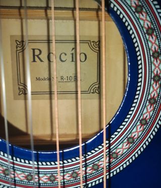 Guitarra Española Rocío R10 Azul