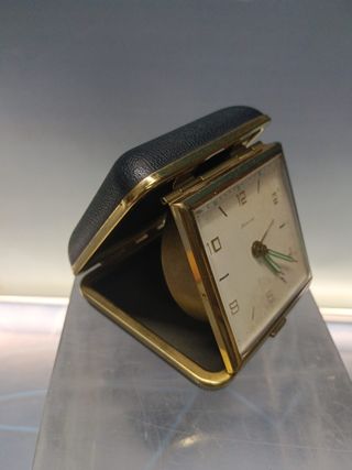 RELOJ despertador, de mesilla o de viaje BLESSING 2 JEWELS. WEST GERMANY. 1960
