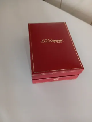 Gemelos y pinza S.T. Dupont dorados