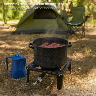 Hornillo de gas portátil 4 patas