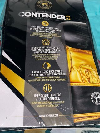 Guantes de Boxeo Venum Negros