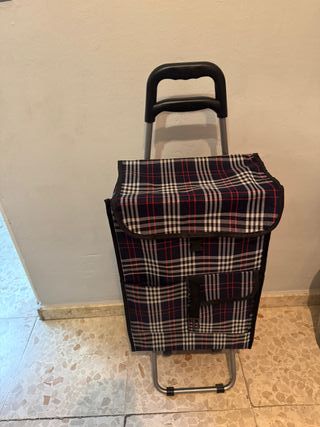 Carrito de compra a cuadros