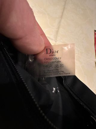 Trousse Dior piccola pochette cosmetici nera