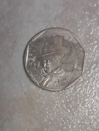 Moneda Francesa 1993 Jean Moulin